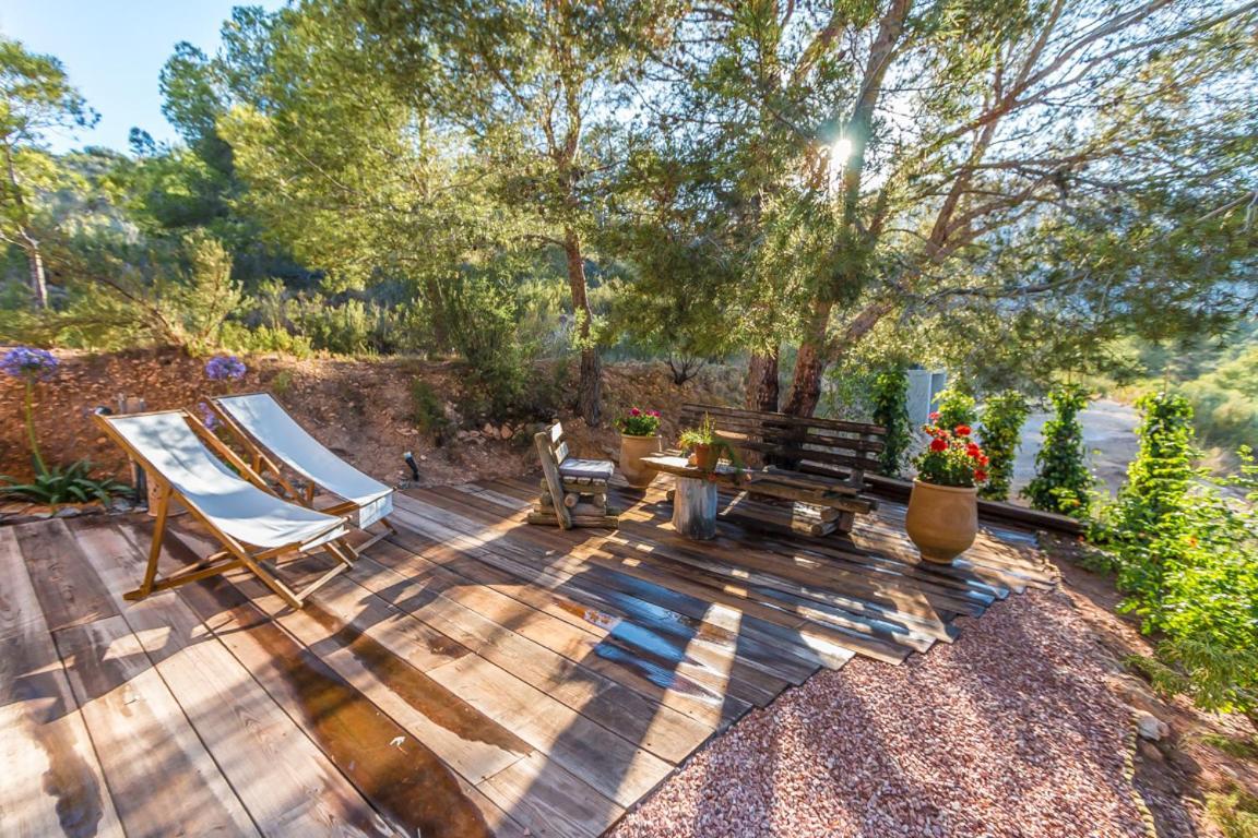 Casita Camino Viejo Villa Aigues Luaran gambar